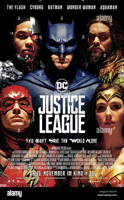 Justice League 2017 Poster Hi Res Stock Photography And Images Alamy