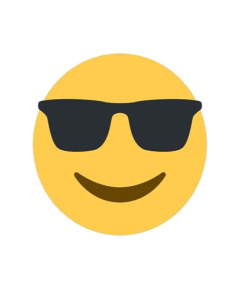 Sunglasses Cool Emoji Smiley Face Photographic Prints By