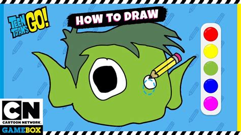 Teen Titans Go GamePlay How To Draw Cartoon Network Gamebox