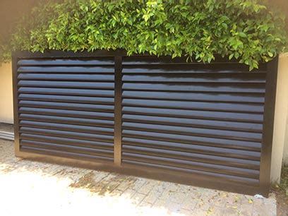 Gates Driveway Aluminium Louvre Auckland Fences