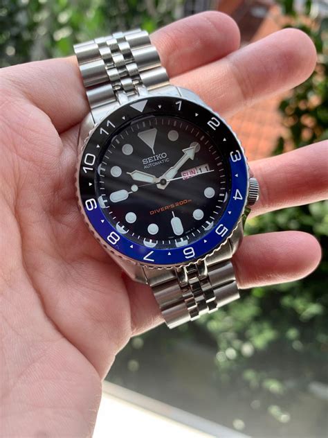 Seiko Skx007 Batman Mod Men S Fashion Watches Accessories Watches