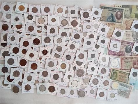 Wereld Collection Of Coins And Banknotes From Different Catawiki