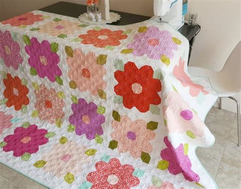 Summer Blossoms Quilt Pattern By Woodberry Way Flower Quilt Patterns