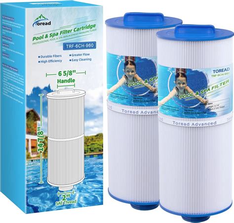 Toread 6ch 960 Spa Filter Replaces Jacuzzi Filters J 300 J400 Pjw60tl F2s 14081