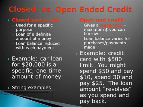 What Is Open Ended Loan Leia Aqui What Is The Difference Between Open And Closed End Loans