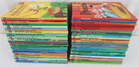 Disneys Wonderful World Of Reading Books Lot Of 58 Hardcover Excellent