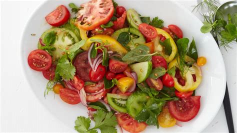 Tomaten Kr Uter Salat Rezept Essen Und Trinken