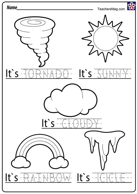 Free Printable Weather Worksheets Preschool