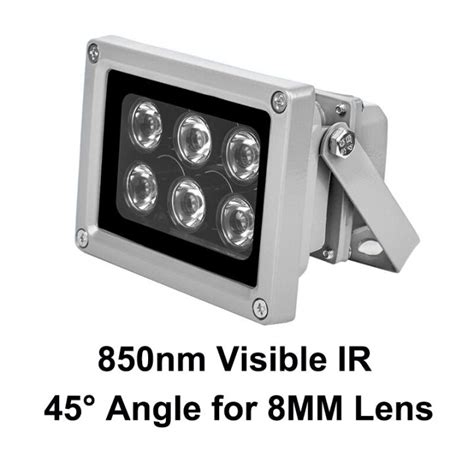 940NM Invisible 850NM Visible IR Illuminator Lamp 15 30 45 60 90