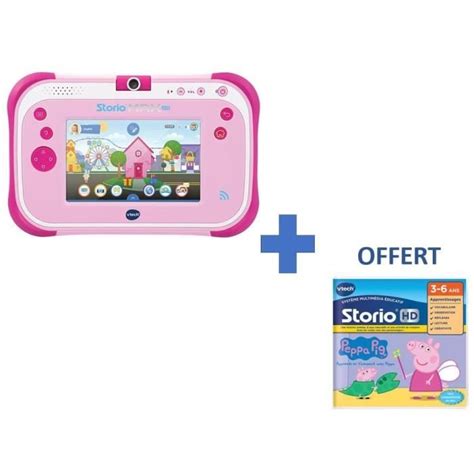 Vtech Console Storio Max Rose Tablette Ducative Enfant