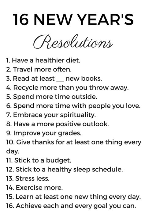 Prep For A Day: NEW YEAR'S RESOLUTIONS