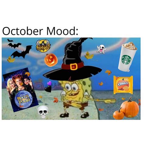 October Mood Funny