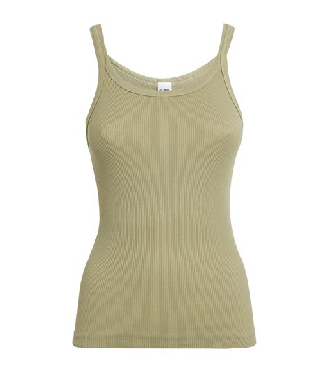 X Hanes Ribbed Tank