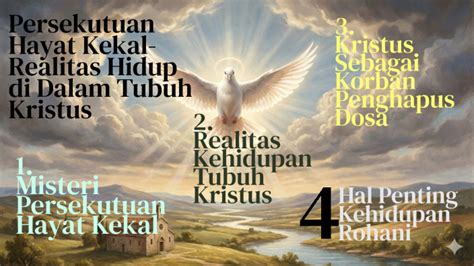 persekutuan hayat kekal realitas hidup   tubuh kristus