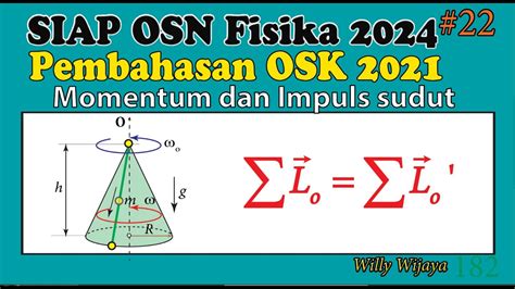 Siap OSN 2024 Pembahasan OSK Fisika 2021 No 22 Momentum Dan Impuls