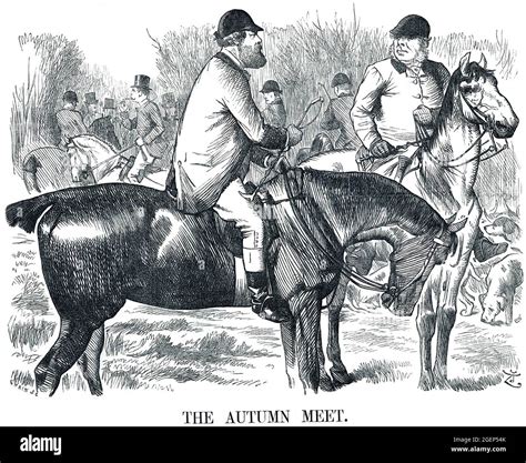 Punch cartoon 19th Century Stock Photo - Alamy