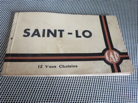 CARNET DE 12 Cartes Postale Ancienne De St Lo Cpa Manche EUR 10 00