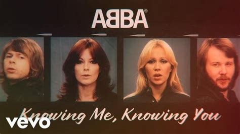 ABBA Knowing Me Knowing You Official Lyric Video