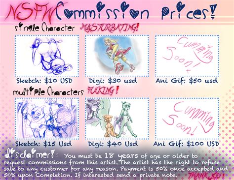 Comission Info By Afoxinabox Hentai Foundry