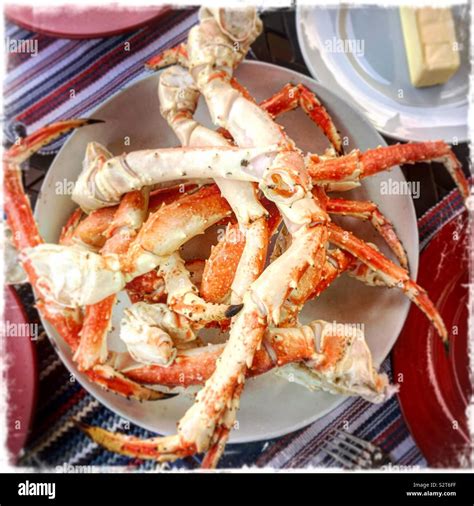 King Crab Legs Stock Photo - Alamy