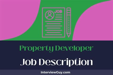 Property Developer Job Description Updated For 2025