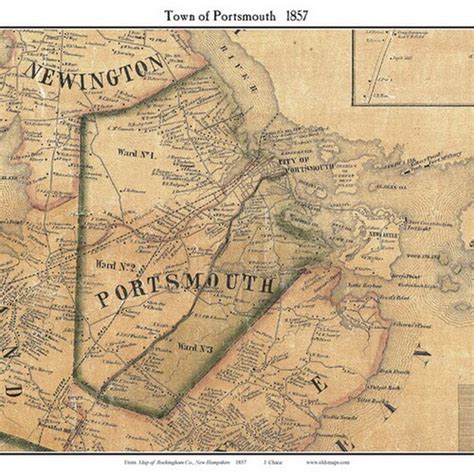 Oneonta Village 1856 Old Town Map With Homeowner Names New Etsy