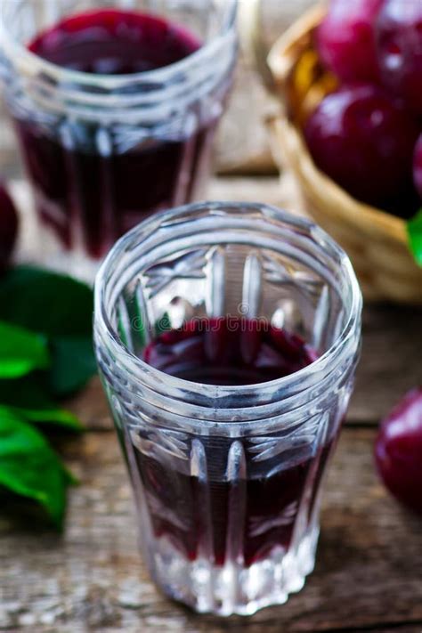 Slivovitz Alcoholic Drink From Plum Stock Photo Image Of Healthy