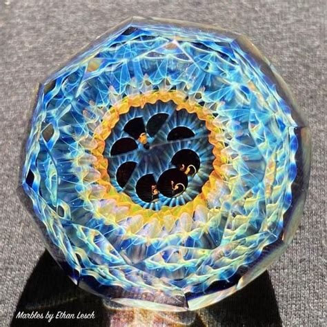 Handmade Glassblown Marble By Ethan Lesch