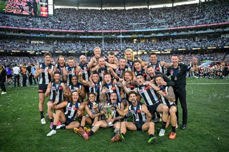 Afl Grand Final 2023 Collingwood Coach Craig Mcrae Announces Birth Of