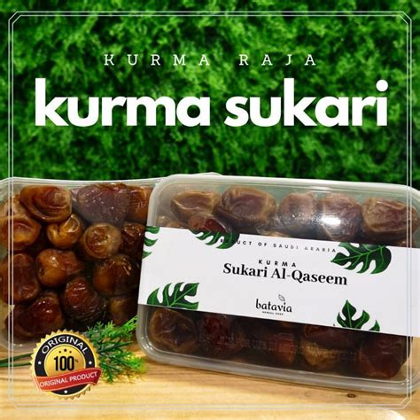 Jual Gojek Kurma Sukari Al Qosim Premium Gr Sukkari Kurma Raja