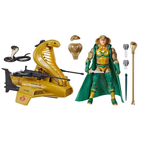 Hasbro G I Joe Classified Series Serpentor And Air Chariot Action Fig Toyarena