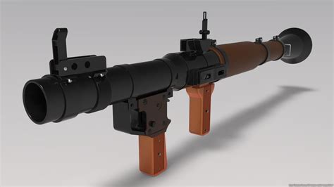 RPG Rocket Launcher - 3d artist Umar Abid - Hum3D