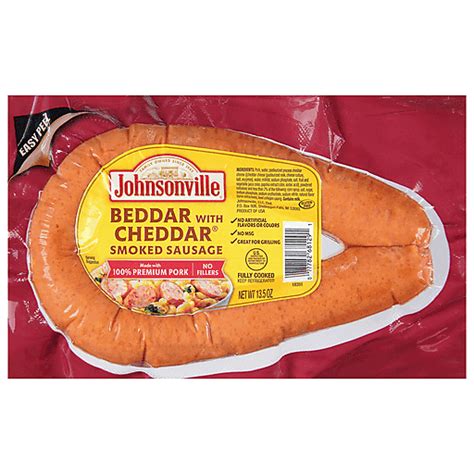 Johnsonville Sausage Smoked Beddar With Cheddar Oz Shop