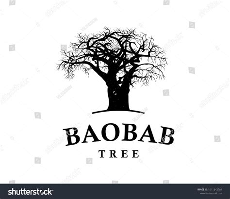 Line Art Baobab Tree Illustration Vintage Stock Vector (Royalty Free) 1011342781 | Shutterstock ...