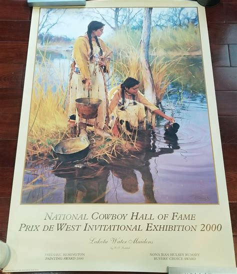 Lakota Water Maidens Poster R S Riddick National Cowboy Hall Of Fame