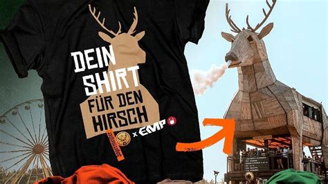 Fan Aktion Jägermeister und EMP sammeln Band Shirts W V