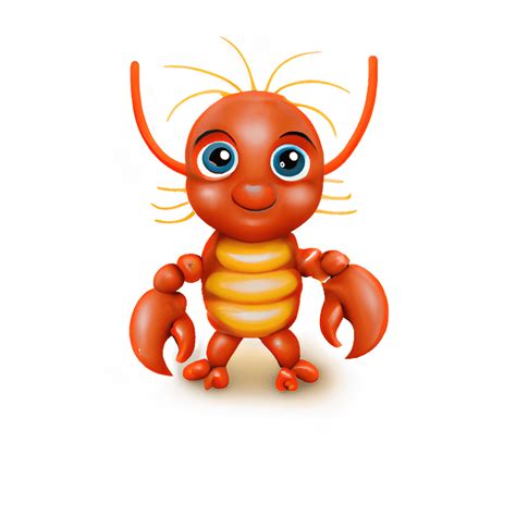Happy Baby Lobster Graphic · Creative Fabrica