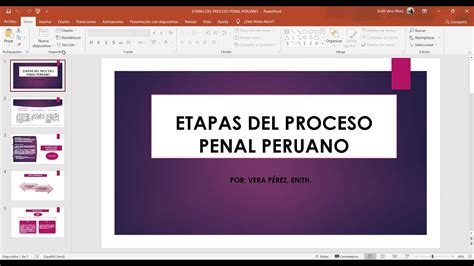 Etapas Del Proceso Penal Peruano Youtube