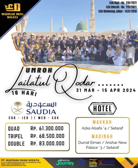 Umroh Ramadhan H Madinah Iman Wisata Pt Madinah Iman Wisata