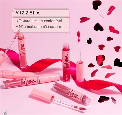 Gloss Labial Vizzela Cosm Ticos In Love Beleza Na Web