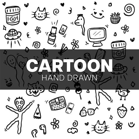 Premium Vector Cartoon Hand Drawn Doodle Vector Design Hand Drawn