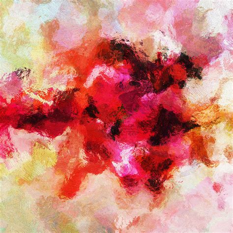 Pink Minimalist Abstract Painting Painting by Inspirowl Design | Fine ...