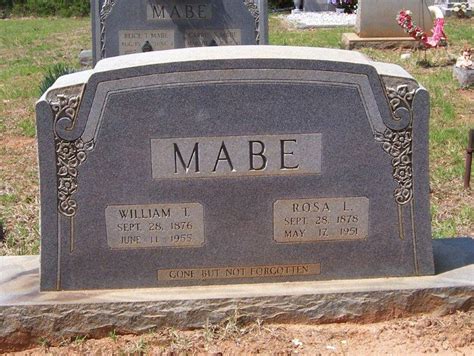 Rosa Lee Stephens Mabe Find A Grave Memorial