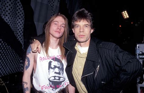 Axl Rose Of Guns N Roses And Mick Jagger Of The Rolling Stones At Photo 4964951 67081