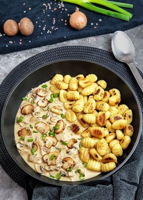 Gnocchi Mit Pilz Rahm So E Lydiasfoodblog