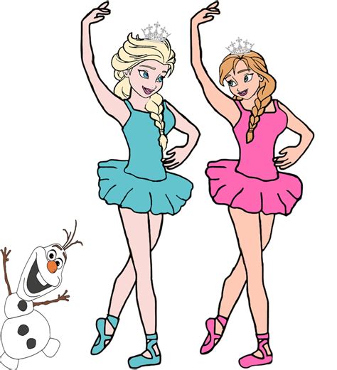 Elsa And Anna As Ballerinas By Mrtoonlover83 On Deviantart