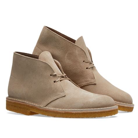 Clarks Originals Desert Boot Made In Italy Sand Suede End Us