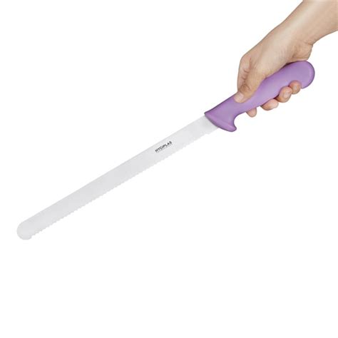 Hygiplas Slicer Serrated Purple 30cm FX119 Buy Online At Nisbets