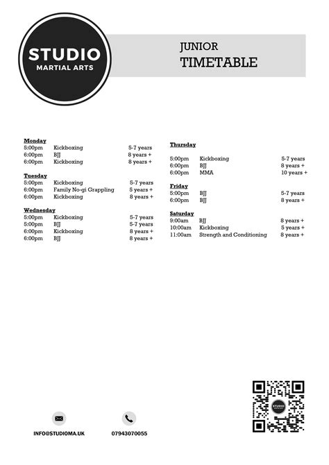 Dfc Timetable