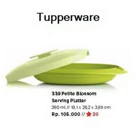 390ML PETITE SERVING PLATTER Food Server Tupperware Serviceware